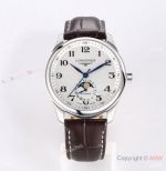 Swiss Replica Longines Master Complications Watches Whitre Arabic Dial_th.jpg